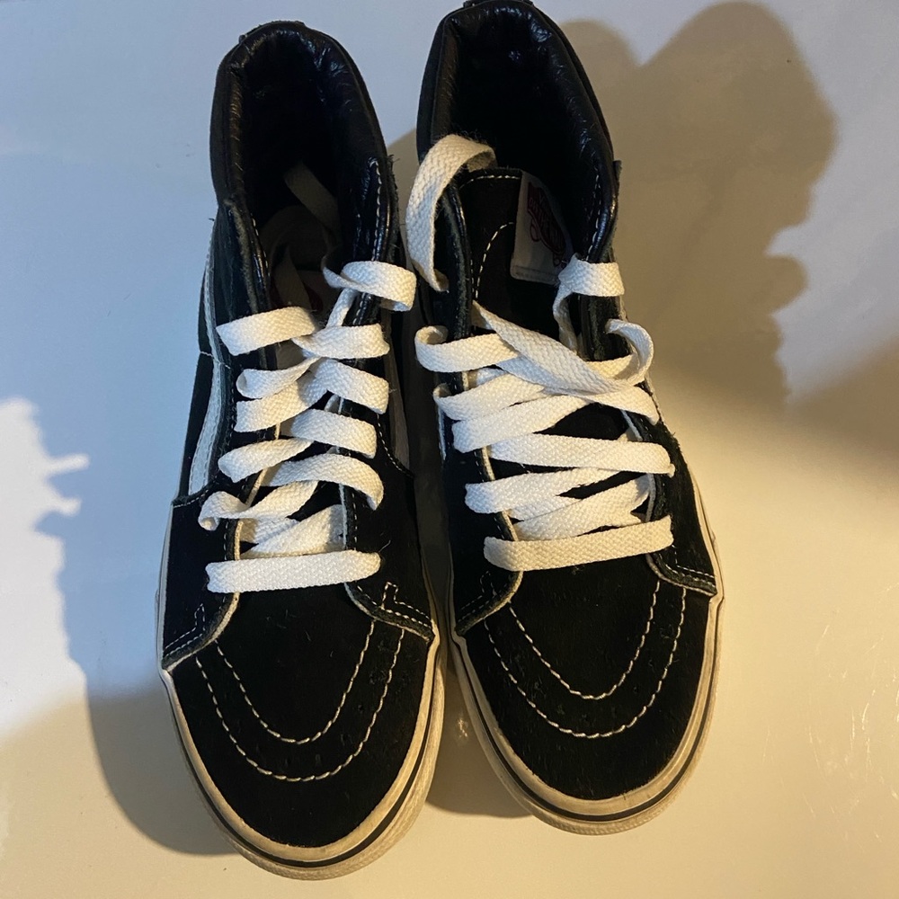 Kids Black High-Top Sneakers VANS SIZE BIG BOY or Girls 1.5